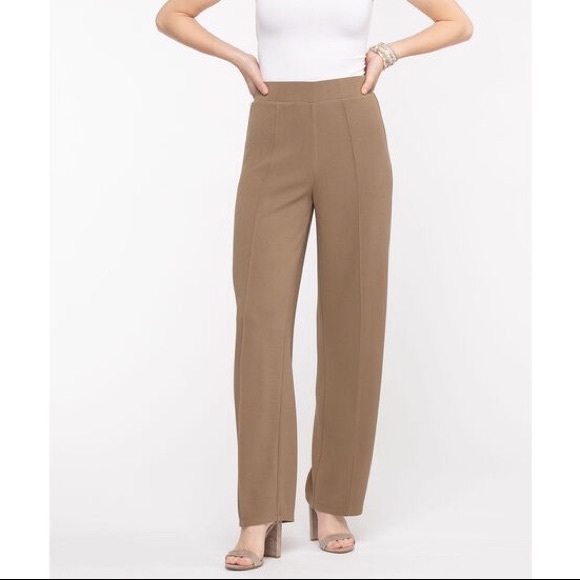 Straight Leg Pull-On Dress Pants - Picture 12 of 13